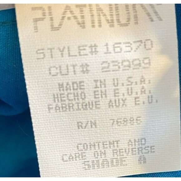 Platinum Dorothy Schoelen 2-Piece Set Hot Tropicals Blouse Pants Large NWT $168 - Picture 11 of 12